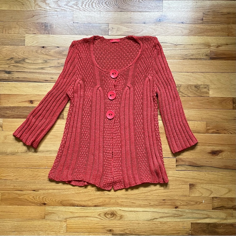 Women’s VEX Vintage orange knit sweater